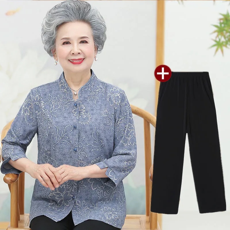 Summer Clothing Old Money - Взрослые бабушки, модель 3/4, рукав, весна-лето,