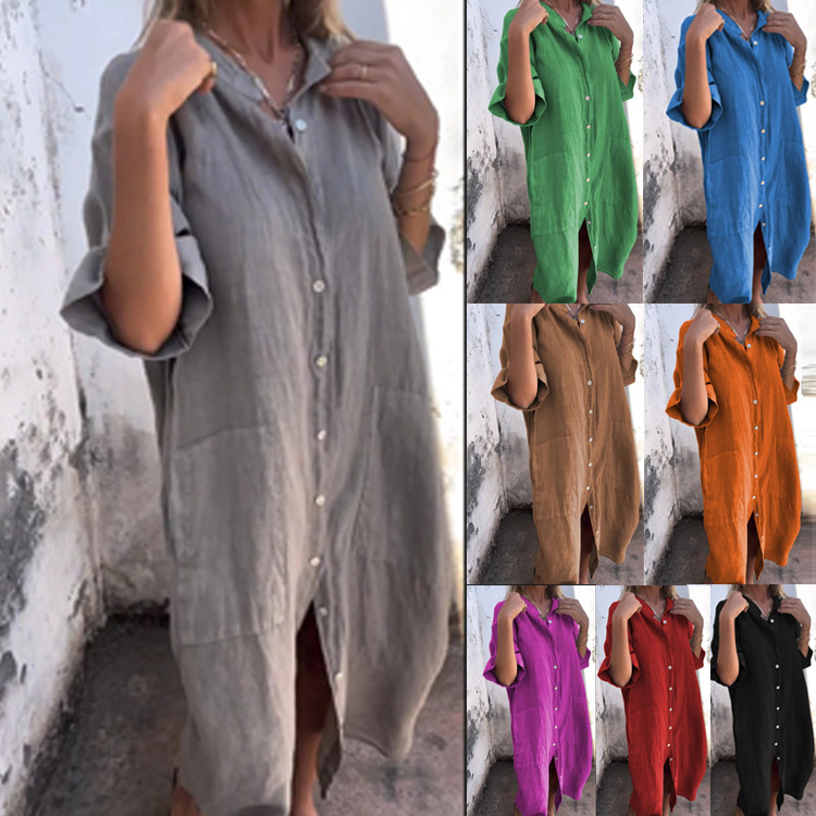 Summer Clothing Old Money - Женское платье-рубашка в стиле Old Money
