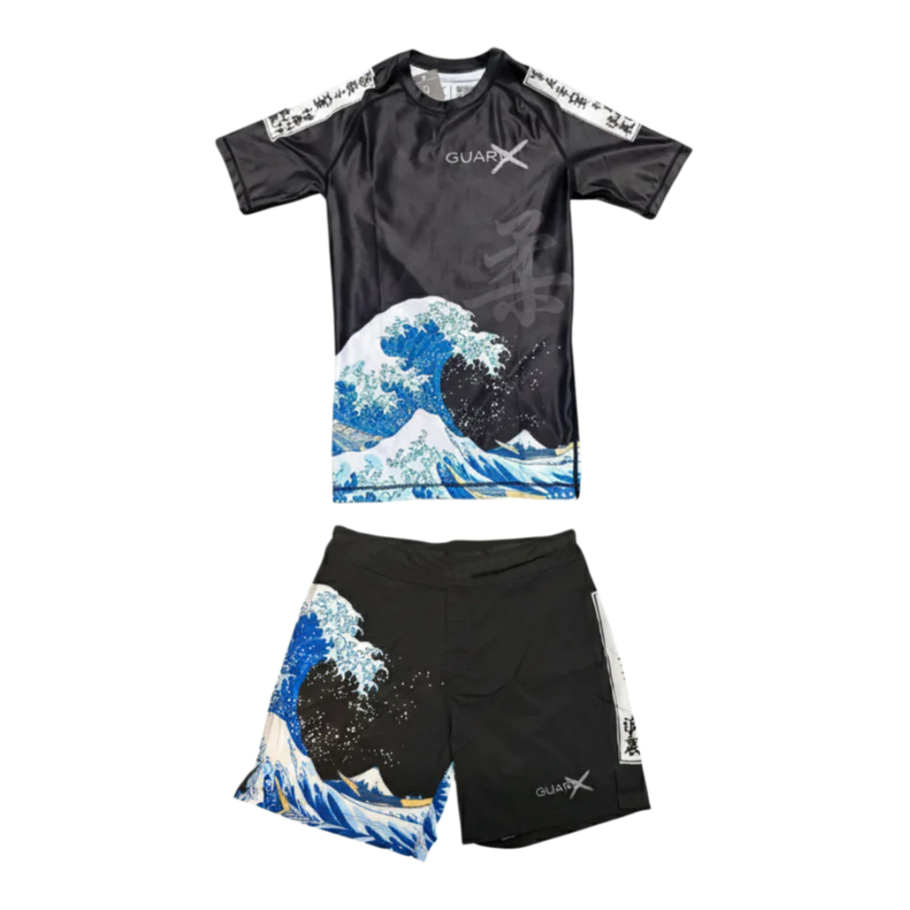 Summer Clothing For Young Men - Японский комплект для бразильского джиу-джитсу Ukiyo-e