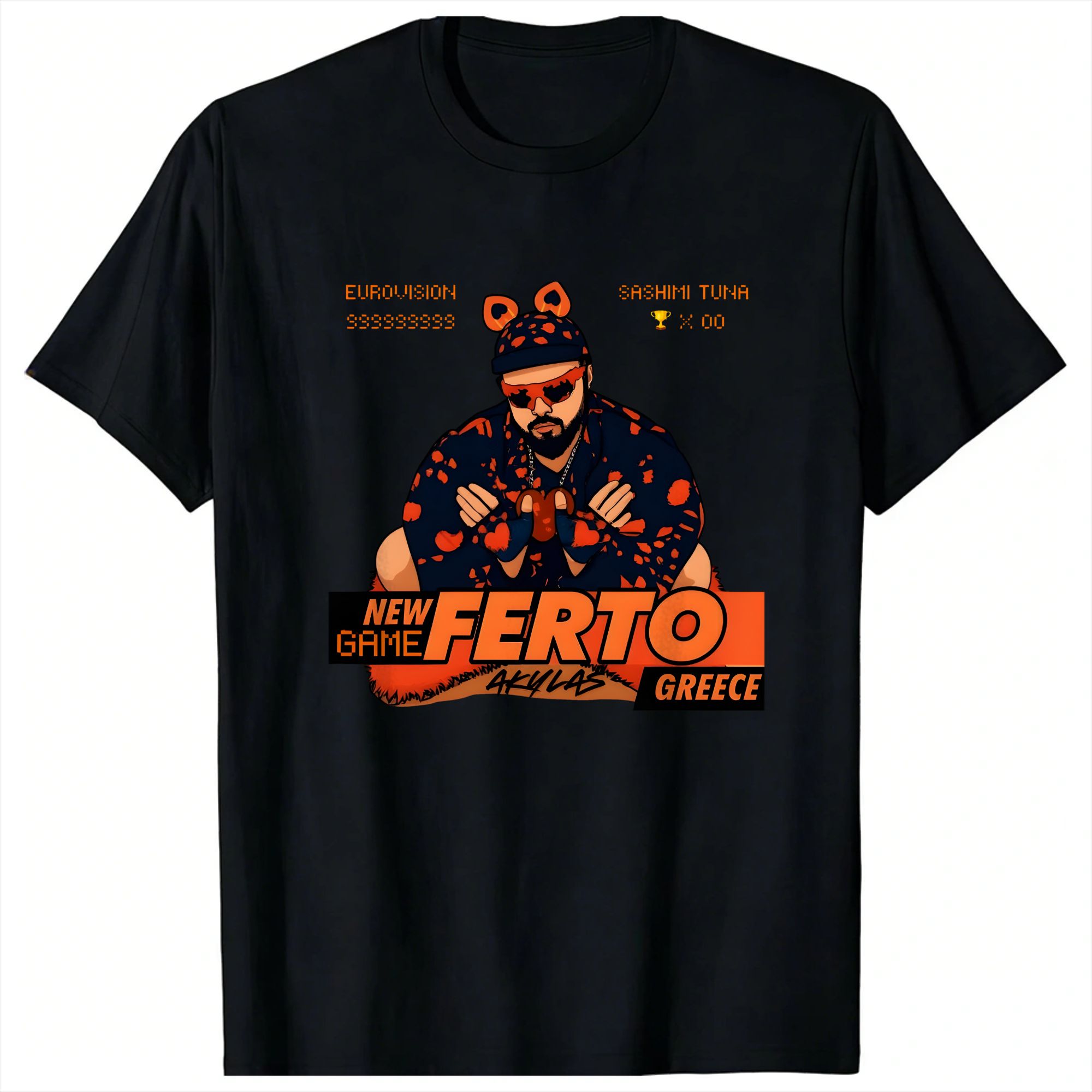 Summer Clothing For Greece - Футболки Akylas Ferto Greece Eurovision 2026