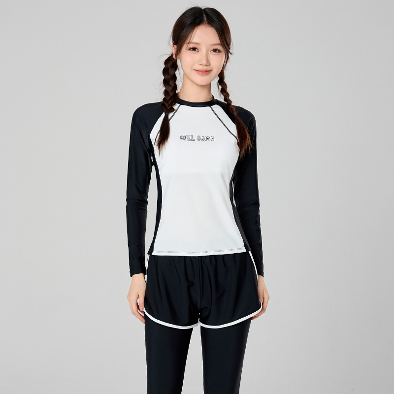 Rash Guard Long Sleeve - Купальник-рашгард для девочек с длинным рукавом,