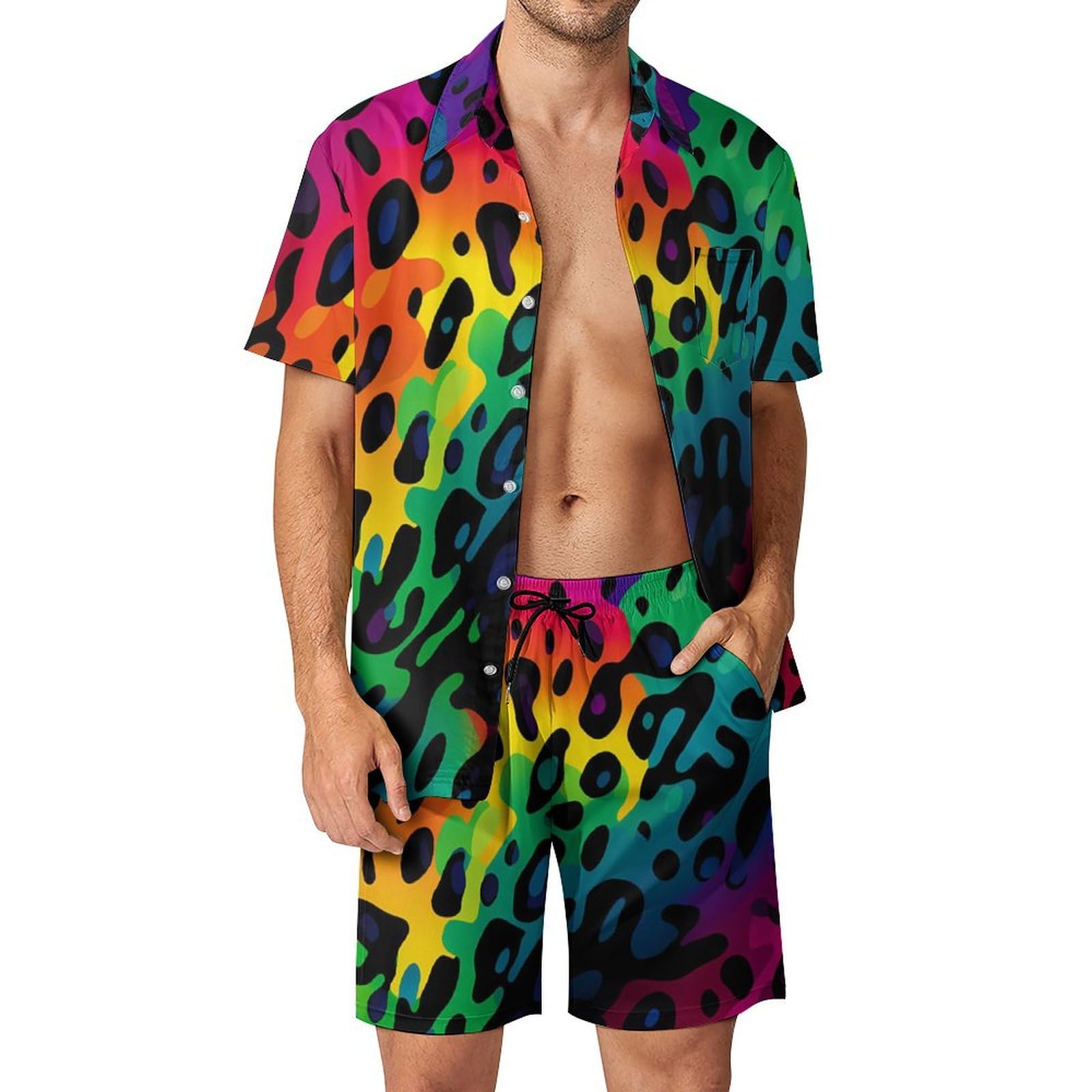 Summer Clothing Guys - Летний комплект мужской одежды с геометрическим