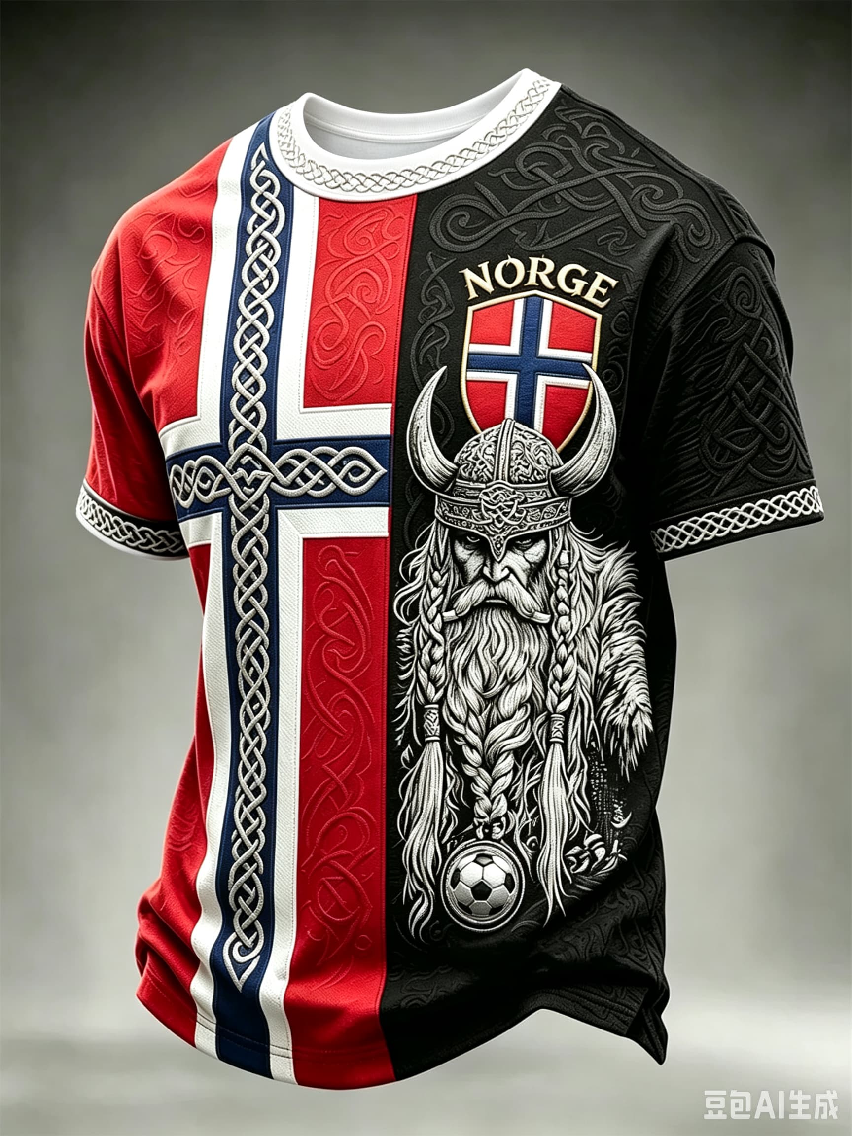 Summer Viking Clothing - Мужская футболка с изображением викингов и