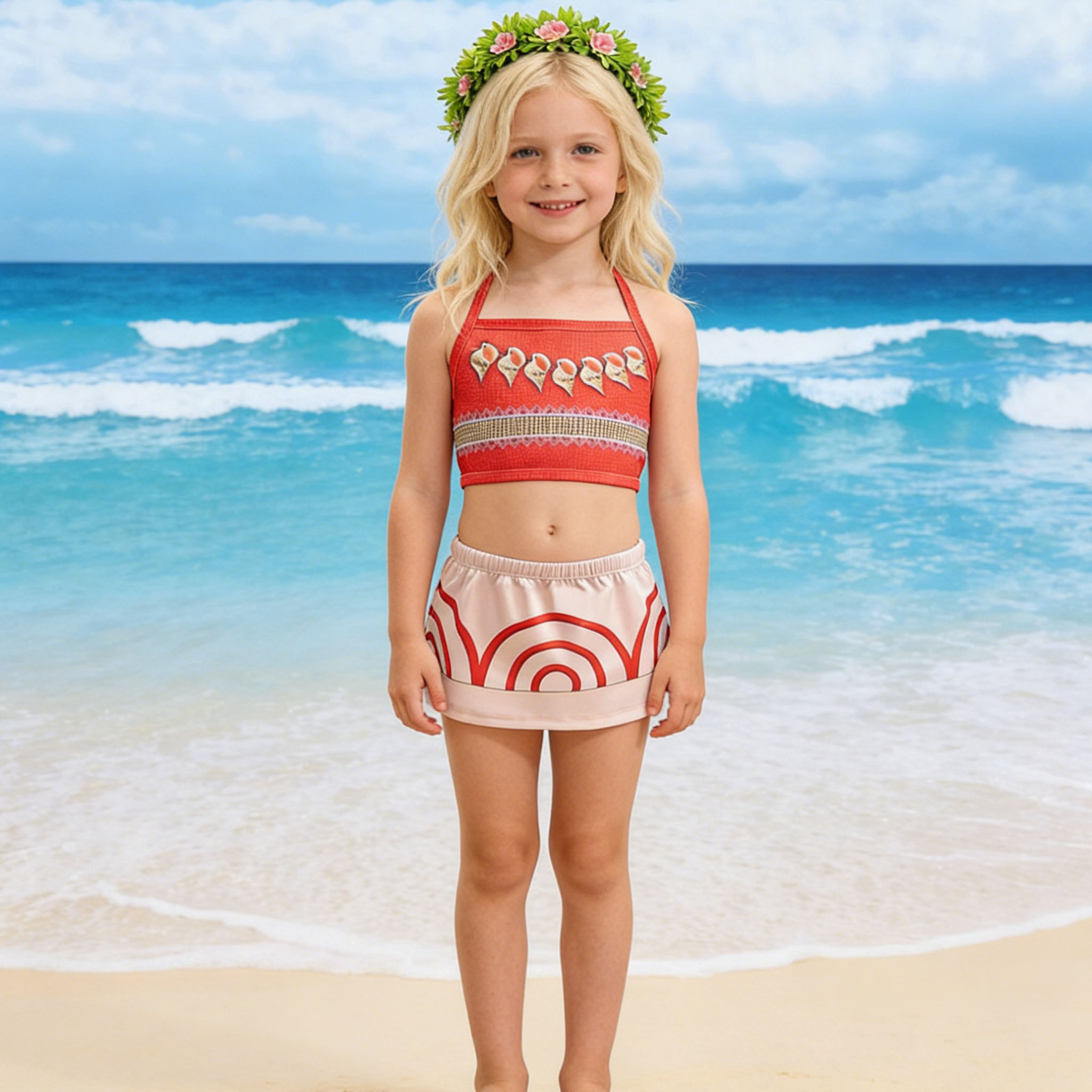 Summer Clothing For Kids Girls - Детский костюм для девочек в тропическом