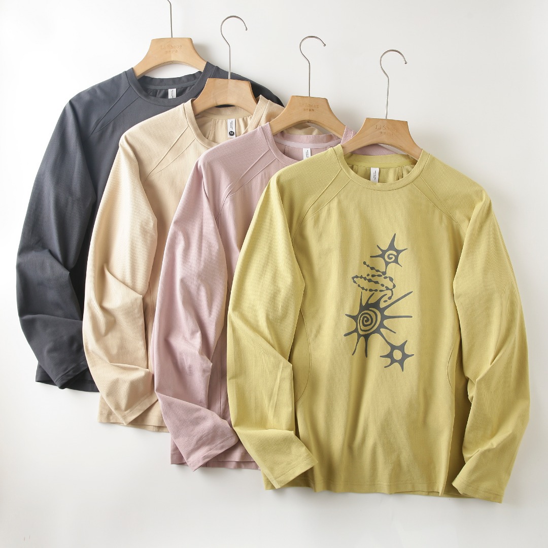 Summer Clothing Types - Унисекс-футболка с длинным рукавом, высокоэластичная, дышащая