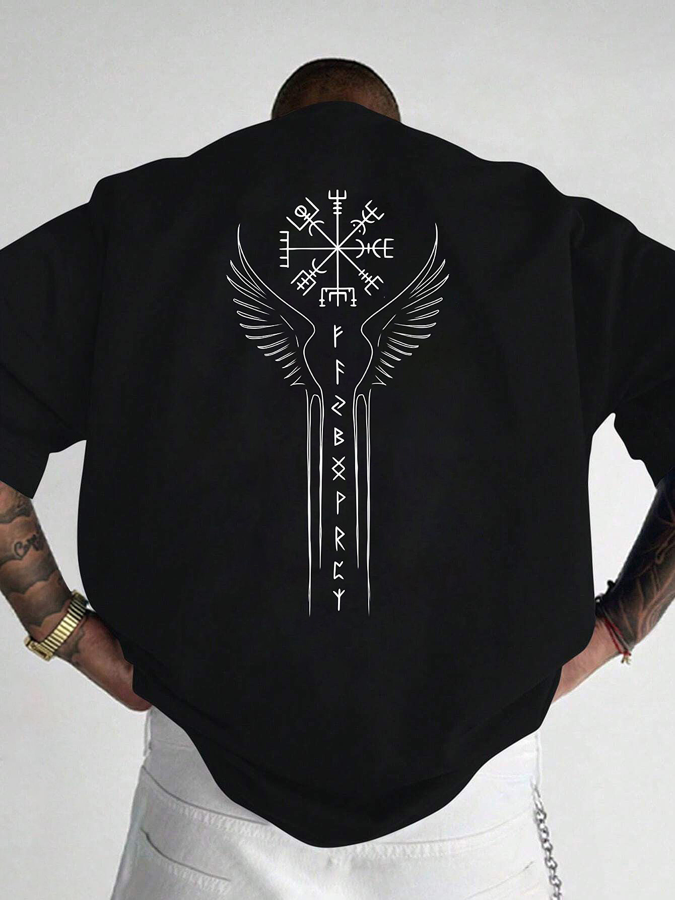 Summer Viking Clothing - Мужская футболка из 100% хлопка премиум-класса
