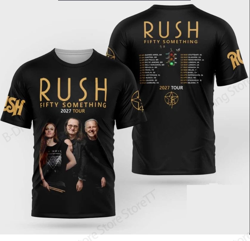 Quality Summer Clothing For Women - Футболка Rush Tour 2027 с 3D-принтом,