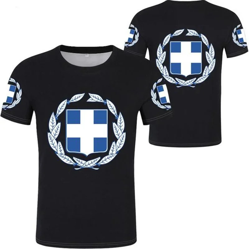 Summer Clothing For Greece - Hellas Totem Греция Эмблема Графические Футболки