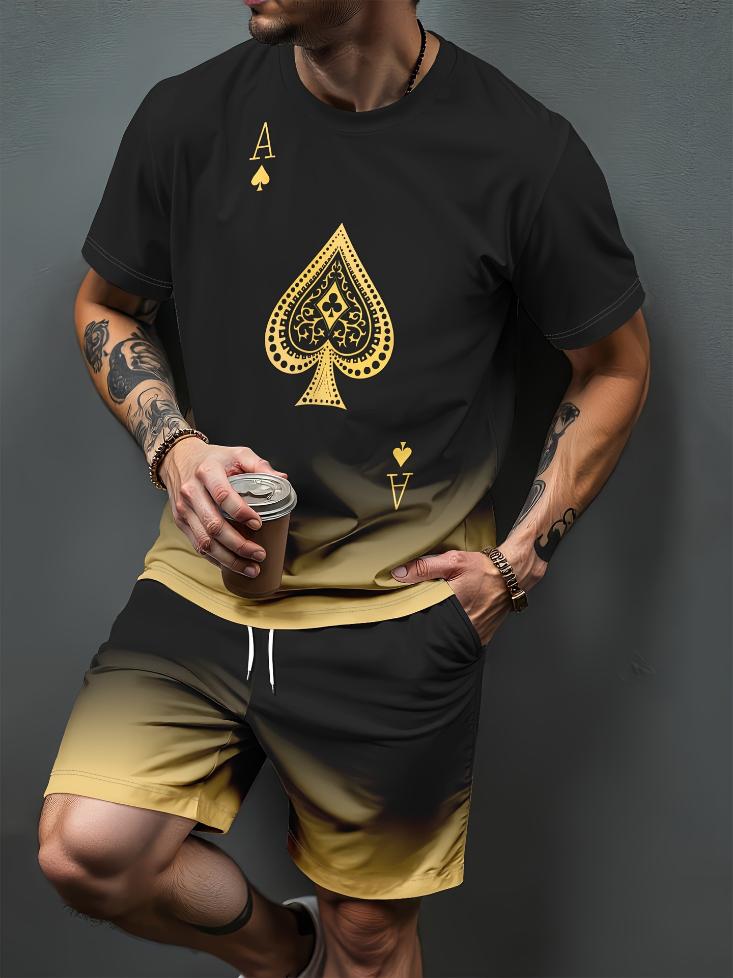 Спортивные костюмы с градиентн – обзор и цена Summer Clothing For Young Men