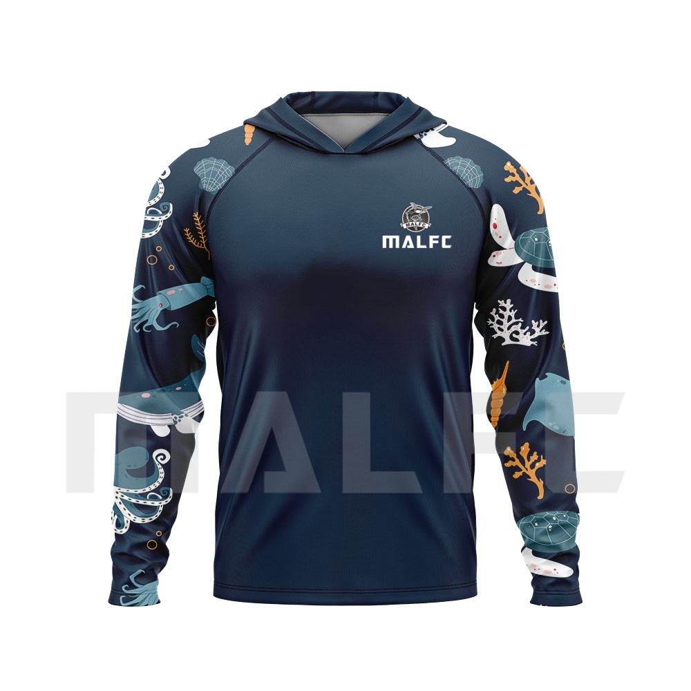 MALFC рыболовная футболка с дл – обзор и цена Rash Guard Long Sleeve