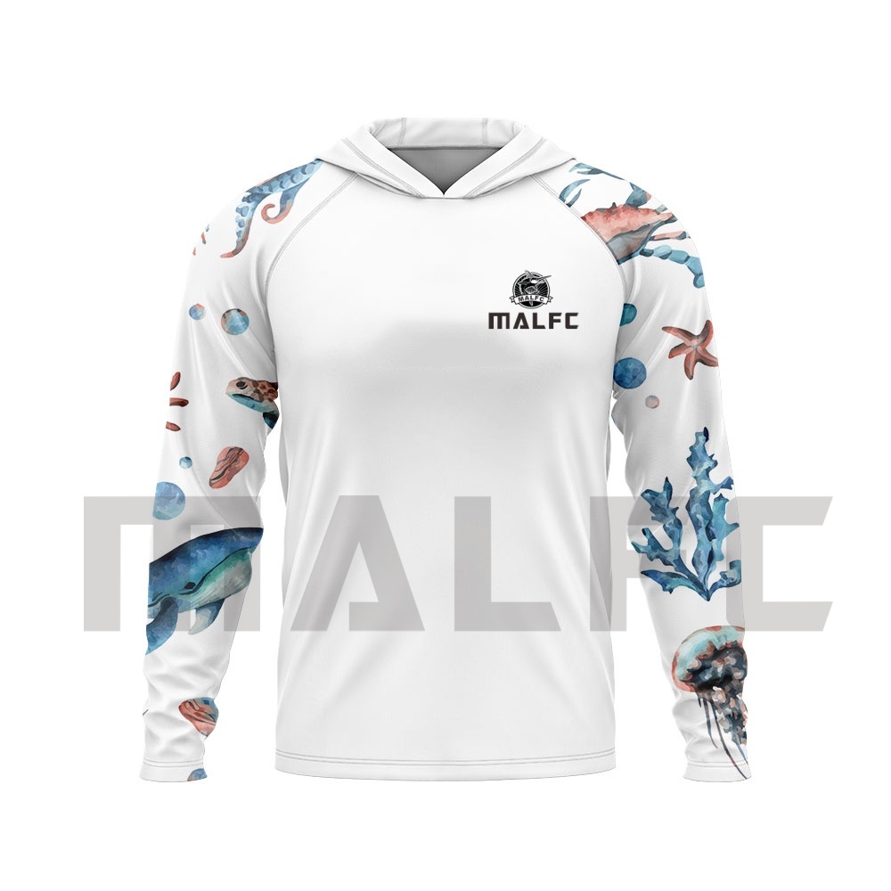 MALFC рыболовная футболка с дл – обзор и цена Rash Guard Long Sleeve