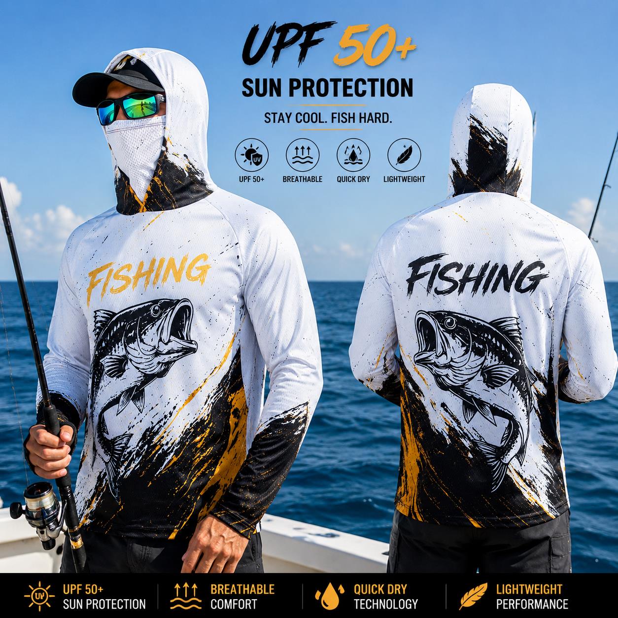 Легкая дышащая рыболовная футб – обзор и цена Rash Guard Long Sleeve