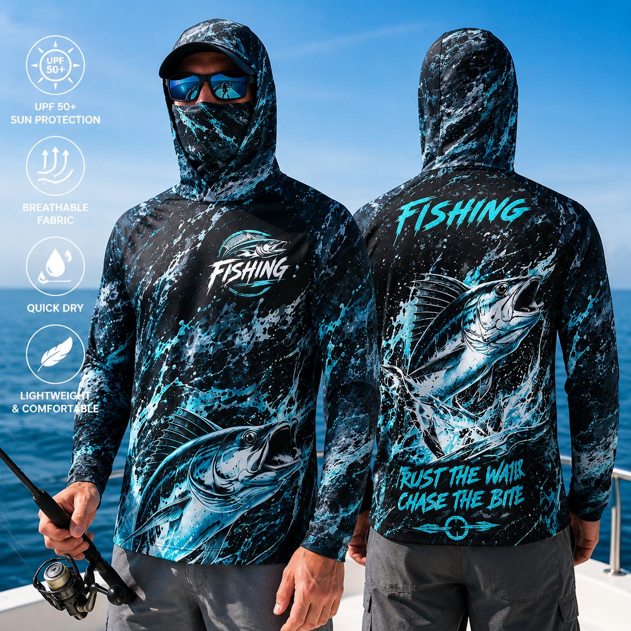 Легкая дышащая рыболовная футб – обзор и цена Rash Guard Long Sleeve
