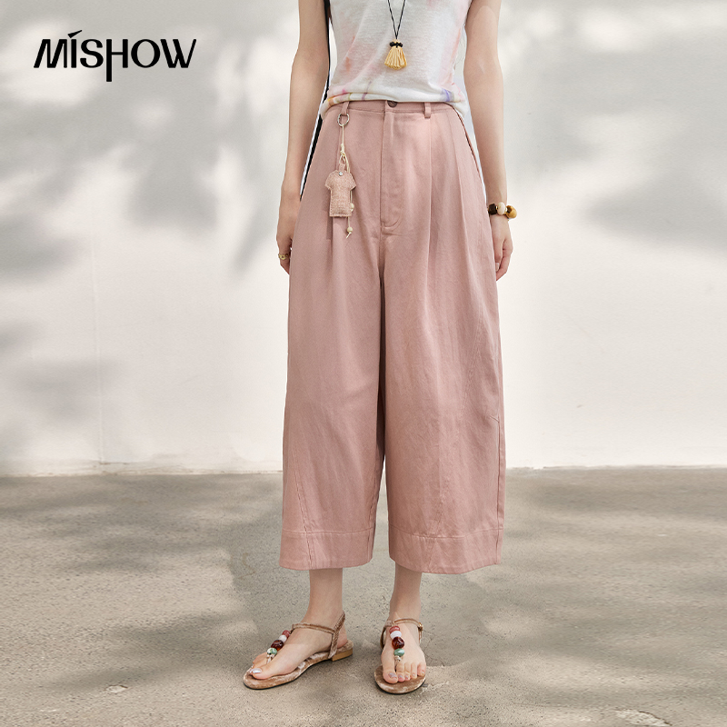 Модные розовые элегантные драп – обзор и цена Palazzo Pant Wide