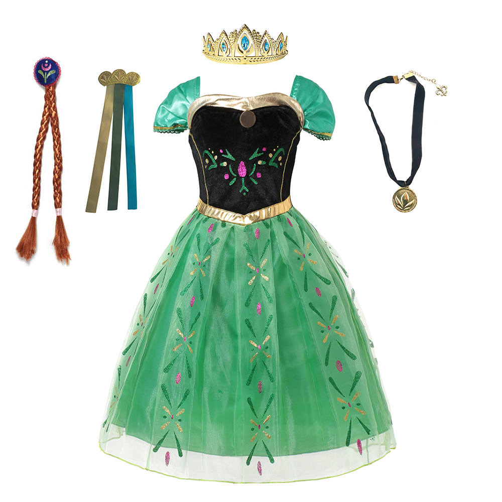 Костюм Анны для детей, нарядно – обзор и цена Summer Clothing For Kids Girls