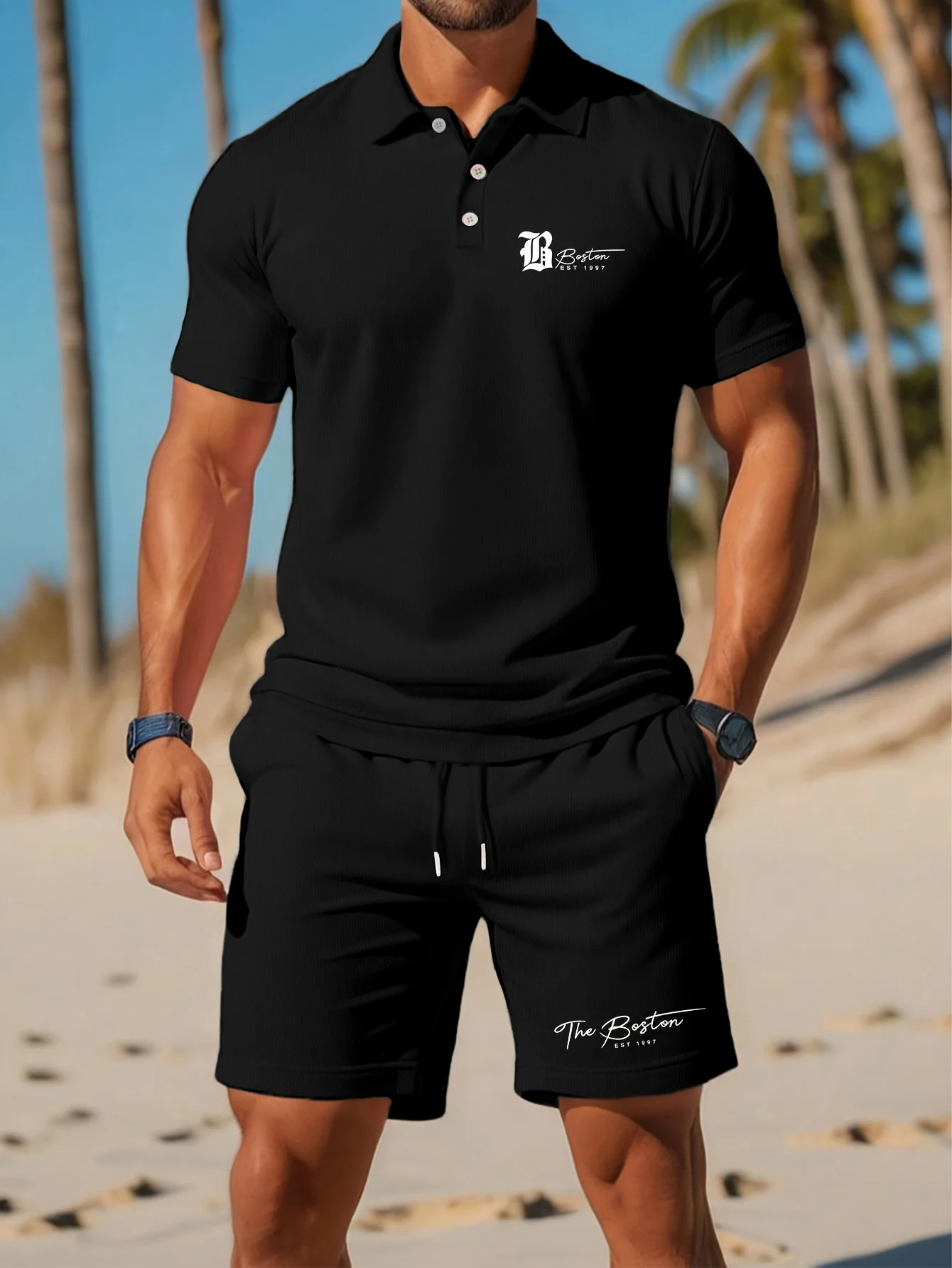 Летний новый мужской комплект  – обзор и цена Summer Clothing Guys