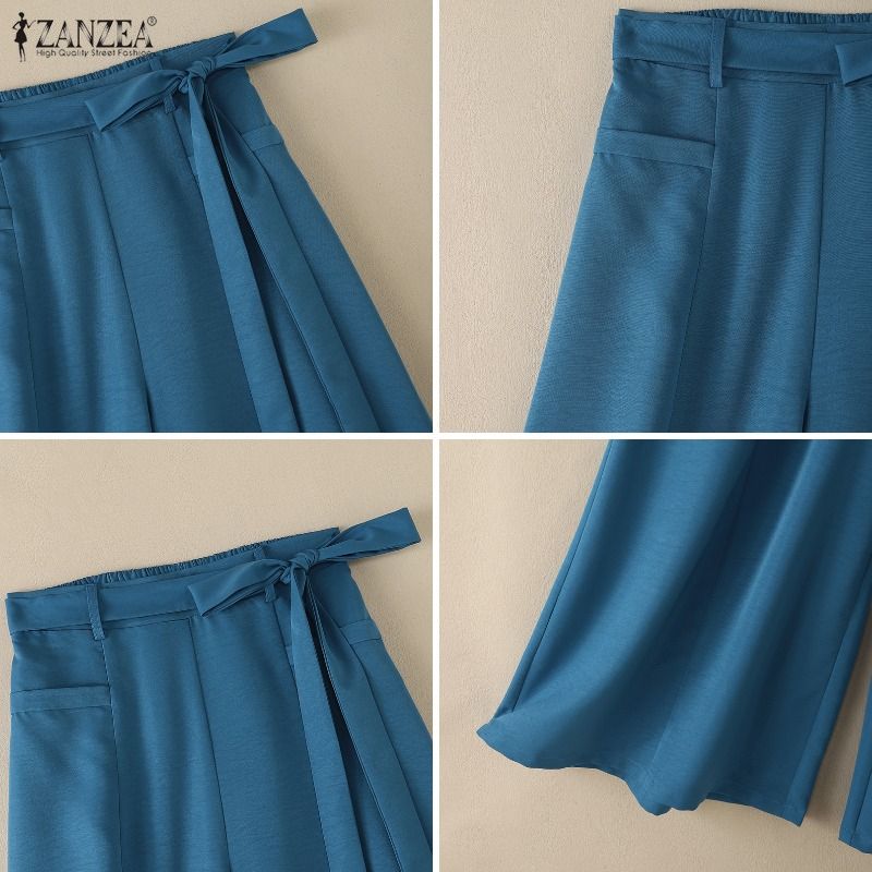 Женские брюки-палаццо ZANZEA б – обзор и цена Palazzo Pant Wide