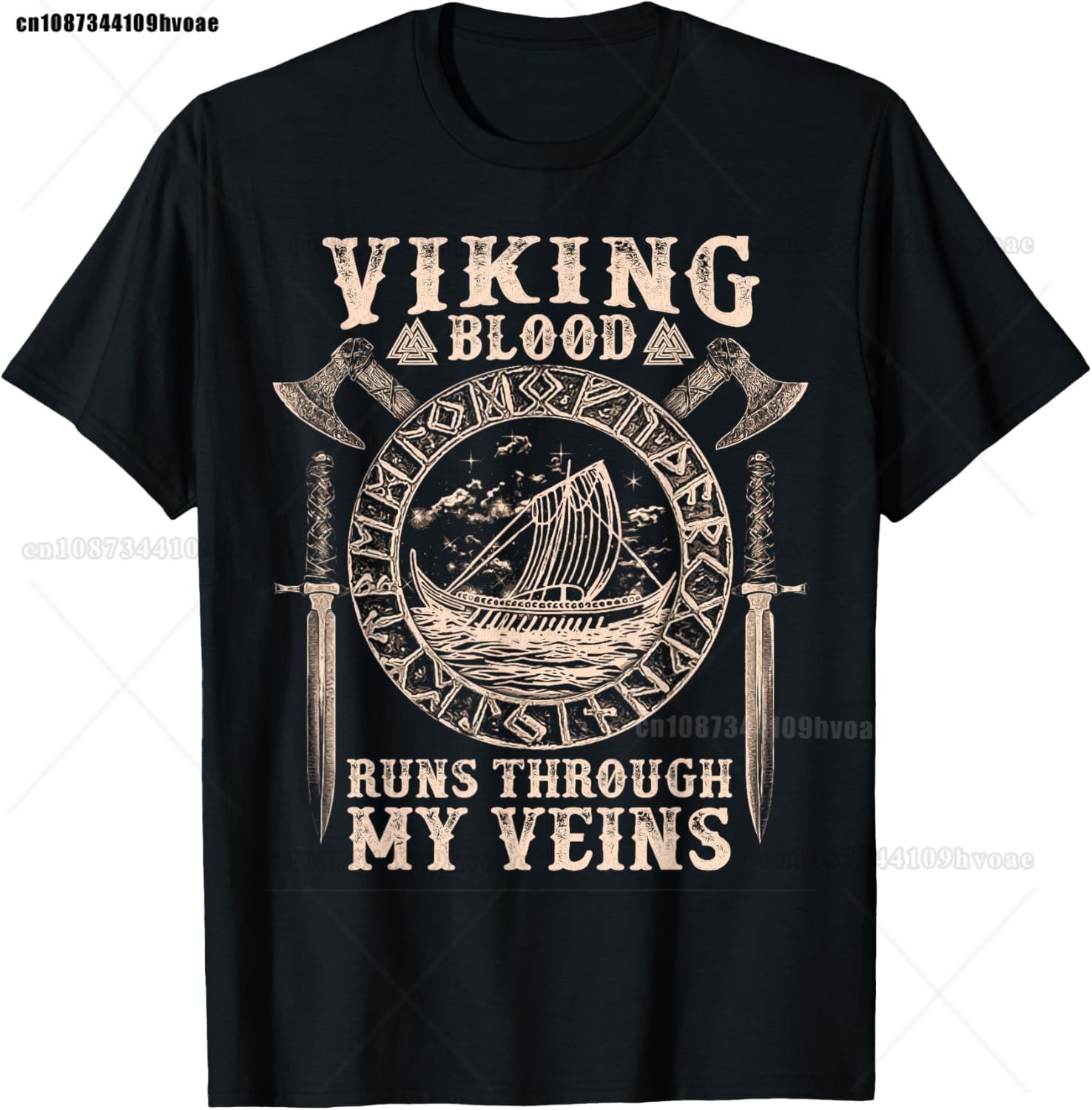 Футболка Viking Blood Runs Thr – обзор и цена Summer Viking Clothing