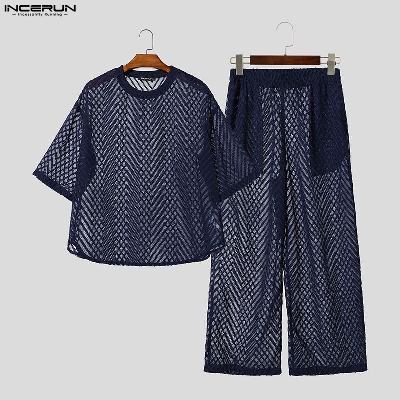 Мужской комплект INCERUN: Проз – обзор и цена Summer Clothing For Young Men