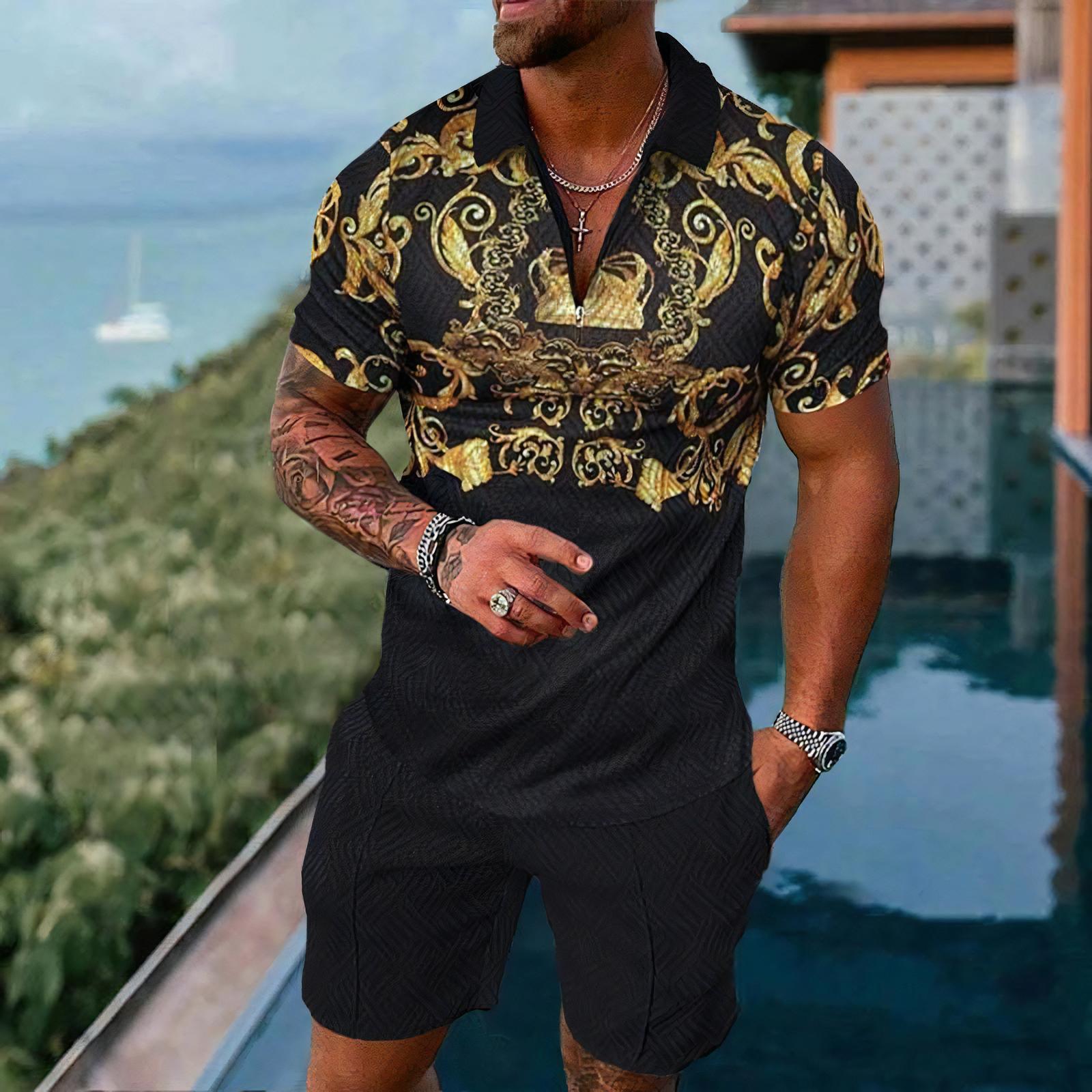 Мужские комплекты поло с корот – обзор и цена Summer Clothing Styles Men