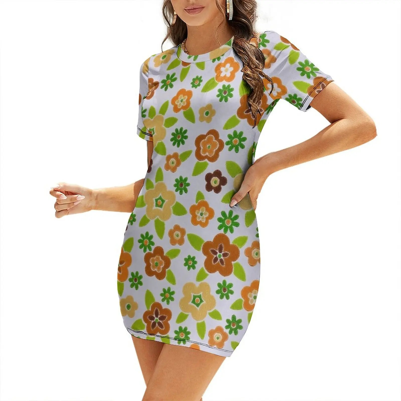 Платье с коротким рукавом и цв – обзор и цена Summer Clothing Online