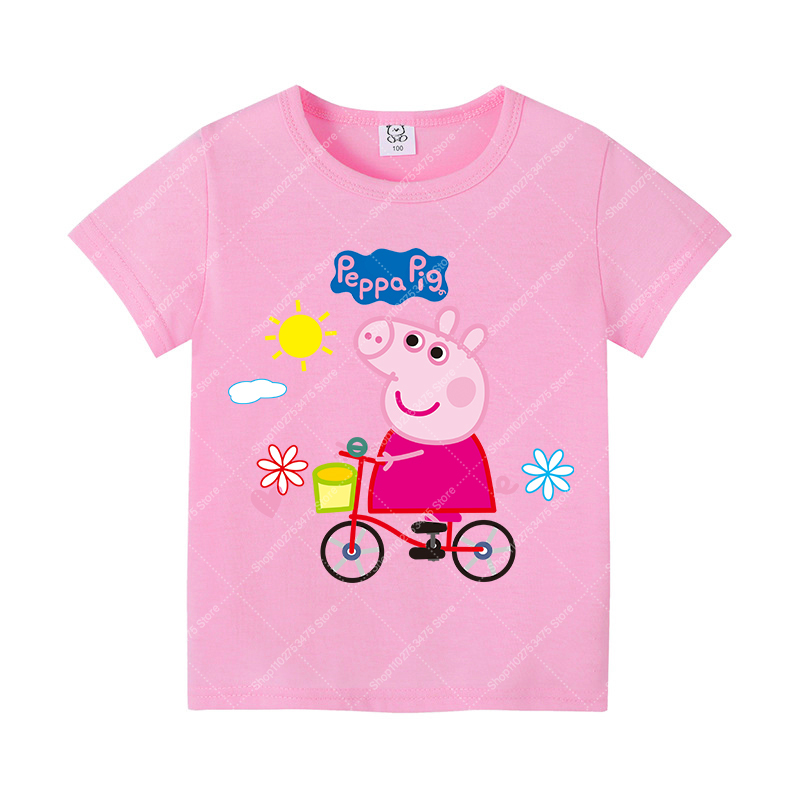 Детская хлопковая футболка для – обзор и цена Summer Clothing For Kids Girls