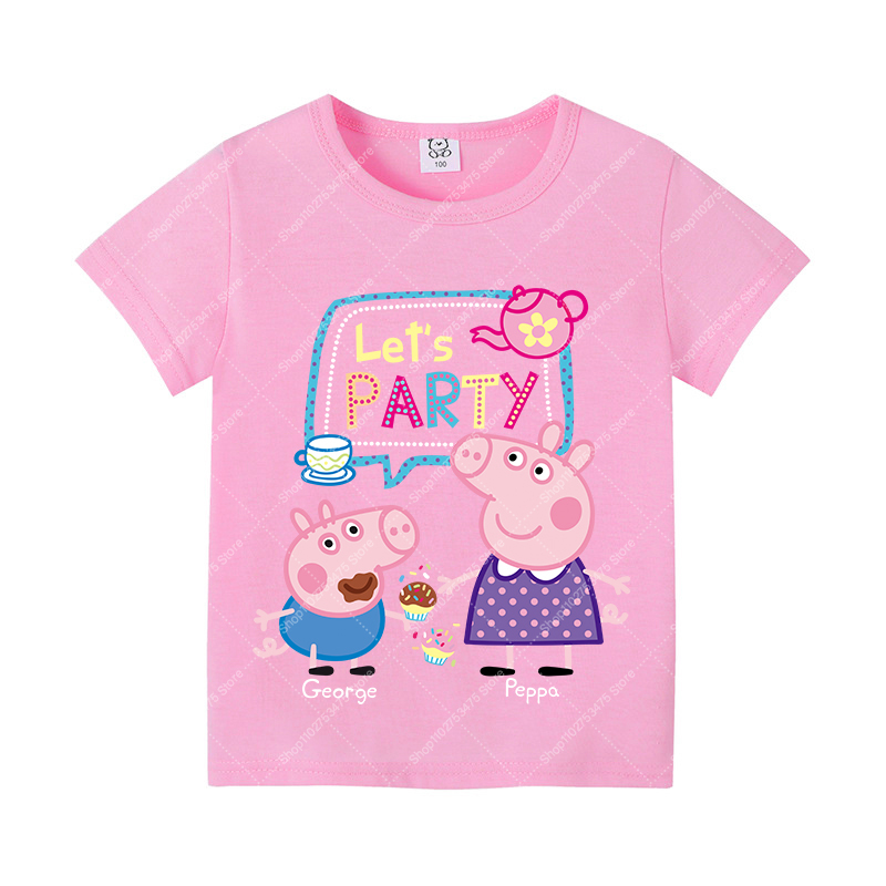 Детская хлопковая футболка для – обзор и цена Summer Clothing For Kids Girls