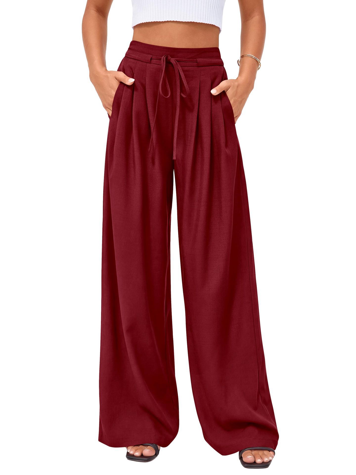 Женские брюки палаццо с высоко – обзор и цена Palazzo Pant Wide