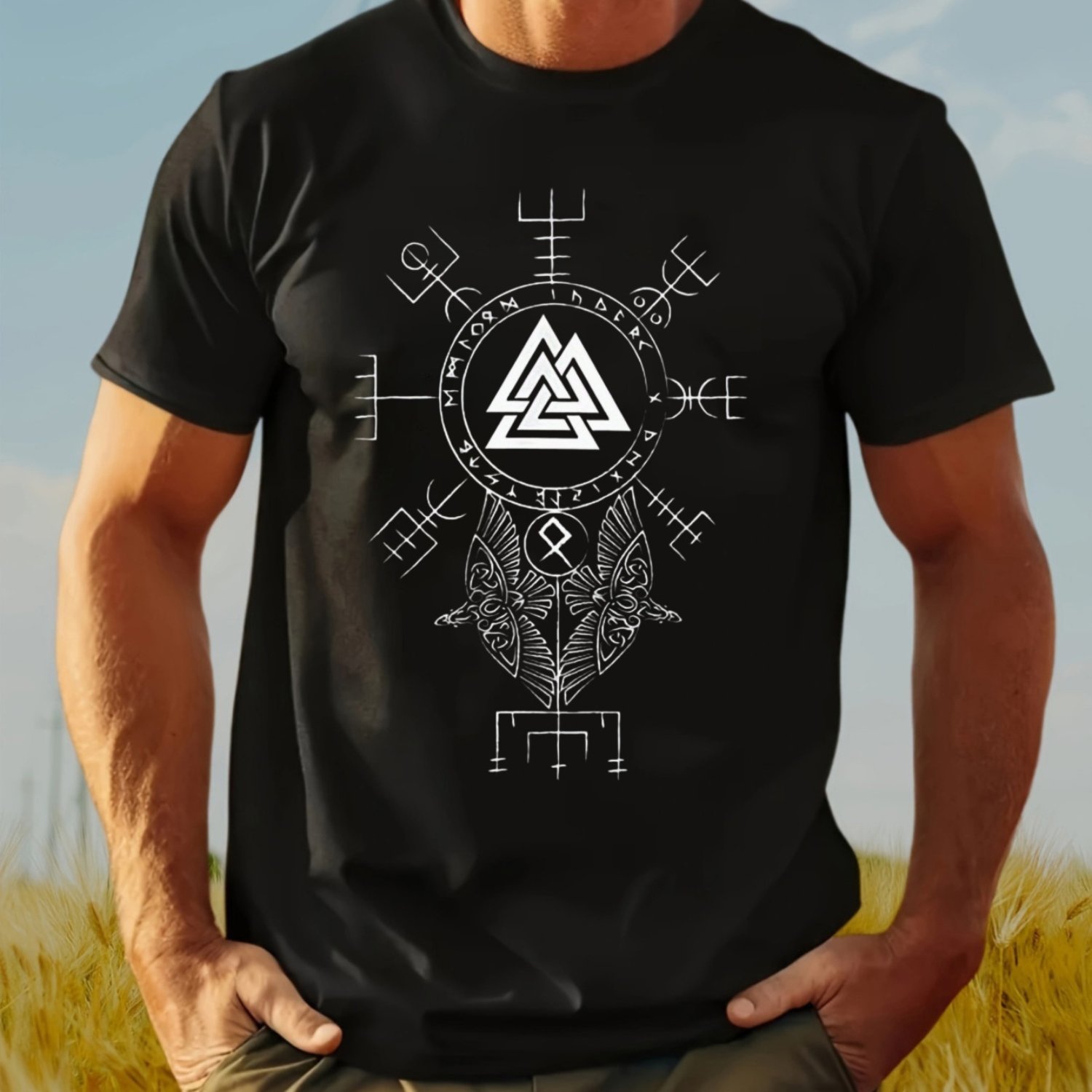 Мужская футболка скандинавской – обзор и цена Summer Viking Clothing
