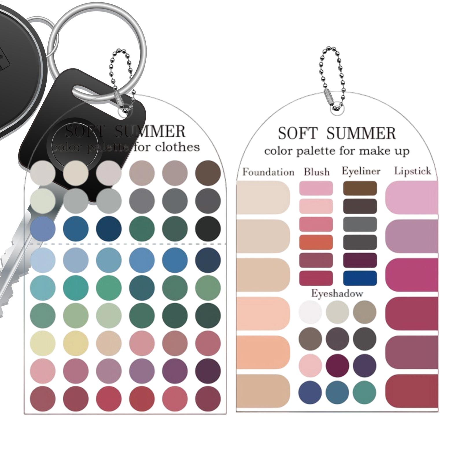 2 штуки акриловой сезонной пал – обзор и цена Summer Clothing Color Palette