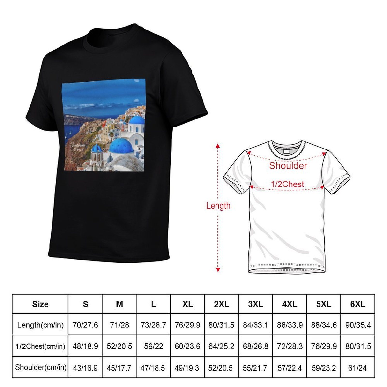 Санторини, Греция – футболка с – обзор и цена Summer Clothing For Greece