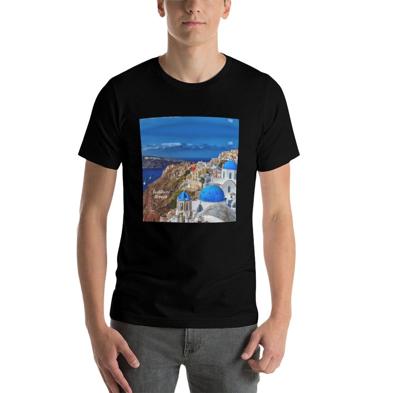 Санторини, Греция – футболка с – обзор и цена Summer Clothing For Greece