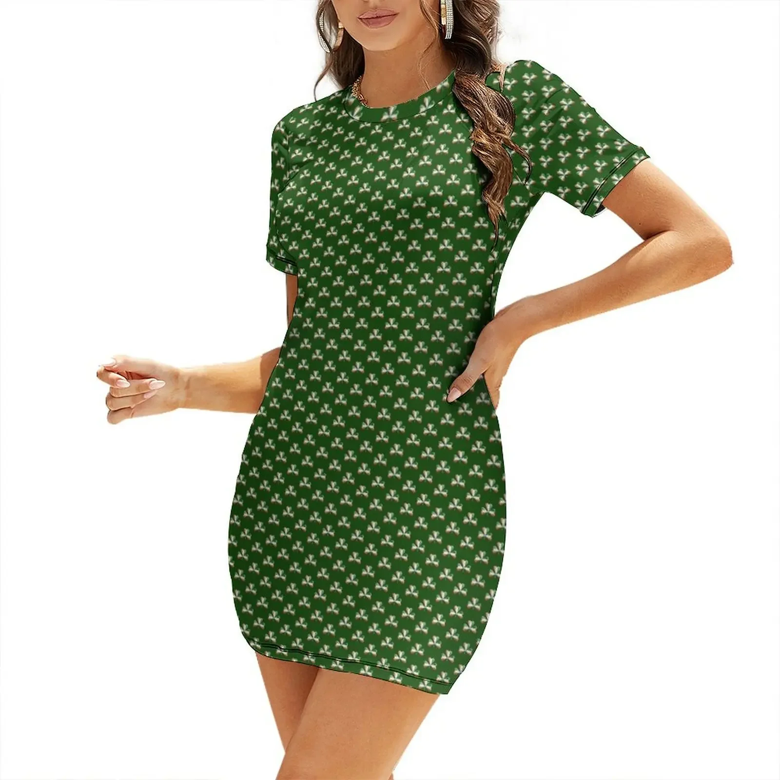 Платье с короткими рукавами в  – обзор и цена Ireland Summer Clothing