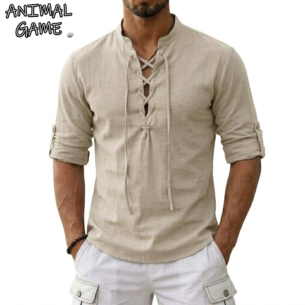 Мужские льняные футболки с дли – обзор и цена Summer Viking Clothing