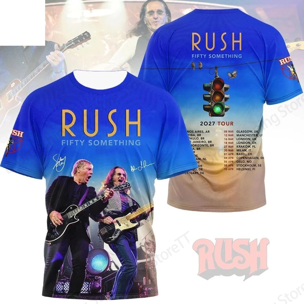 Футболка Rush Tour 2027 с 3D-п – обзор и цена Quality Summer Clothing For Women