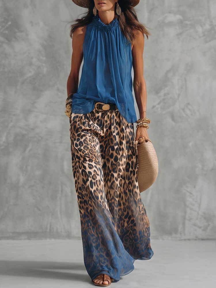 Женские модные брюки Yeezzi с  – обзор и цена Palazzo Pant Wide